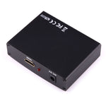 Adaptador Conversor de Vídeo HDMI para YPbPr 1080P HD e Áudio R/L, HDMI para YPbPr+R/L