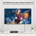 Conversor Adaptador Mini AV CVBS/L+R para HDMI HOWEI HW-2105, Suporta Escalador 1080P, HW-2105 AV para HDMI