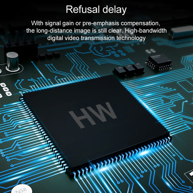 Divisor HDMI 1 x 8 Full HD 1080P com Interruptor, Suporta 3D e 4K x 2K