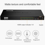 Divisor HDMI 1 x 8 Full HD 1080P com Interruptor, Suporta 3D e 4K x 2K