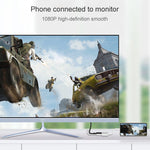 Cabo adaptador de vídeo 8 pinos para HDMI HDTV para iPhone, para iPhone 8 pinos