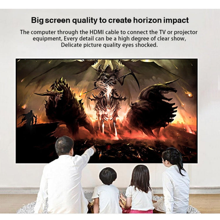 Cabo HDMI 1.4 Versão 1080P de 15m com Malha Trançada Linha Azul Preto, Conector Adaptador de Áudio e Vídeo HDMI Macho para HDMI Macho, Comprimento: 15m
