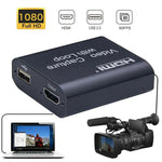 Captura de Vídeo HDMI 4K HD USB 2.0 com Loop