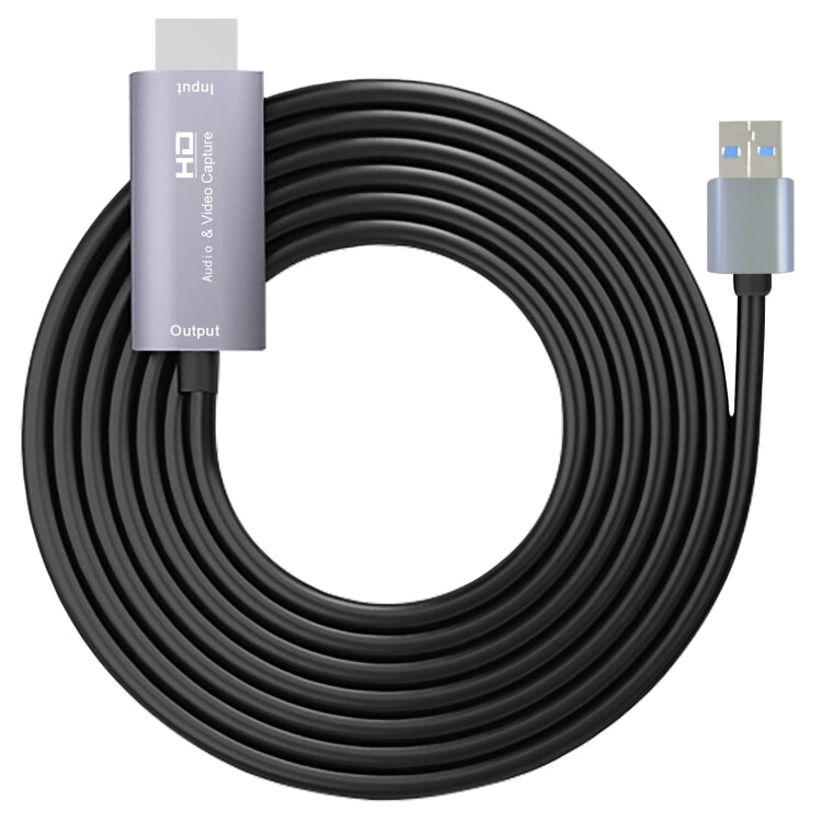 Z36 Placa de Captura de Vídeo HD HDMI Macho para USB Macho, Comprimento do Cabo: 2m, HDMI para USB