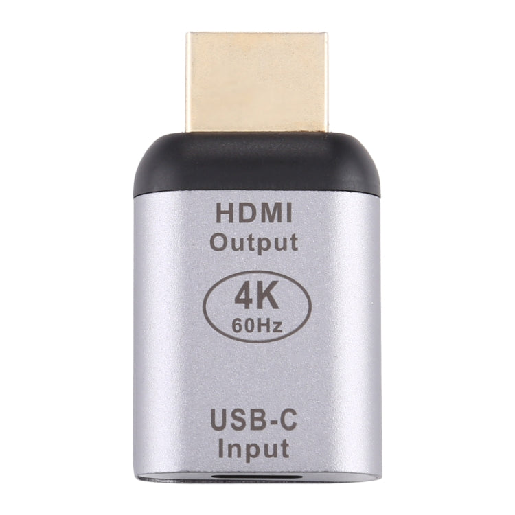 Adaptador de Alumínio Tipo-C / USB-C Fêmea para HDMI Macho, Tipo-C Fêmea para HDMI Macho