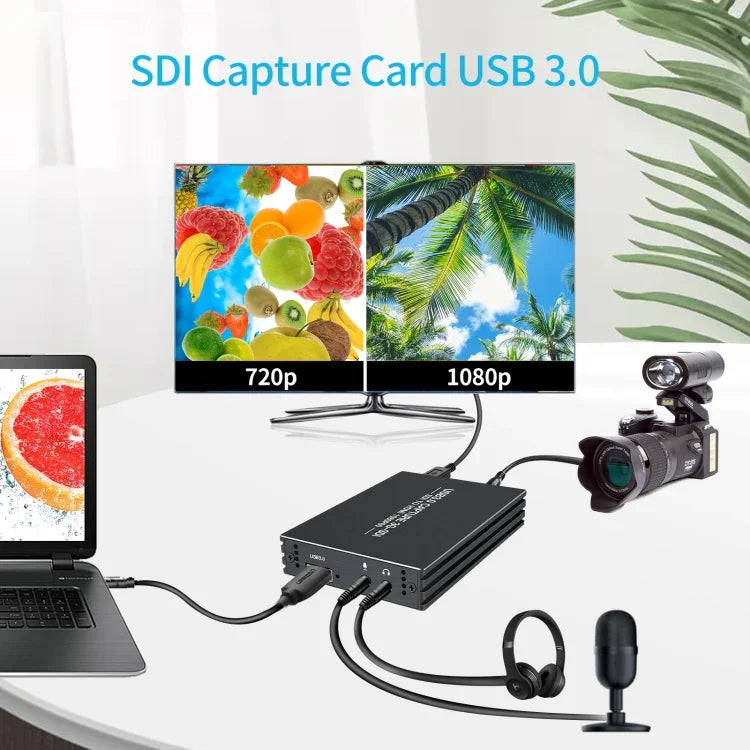 NK-M006 Conversor HDMI para SDI + USB 3.0 Full HD 1080P, SDI + USB 3.0