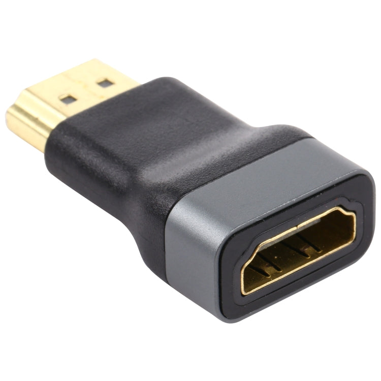 Adaptador HDMI Fêmea para HDMI Macho com Cabeça Dourada, HDMI Fêmea para HDMI Macho