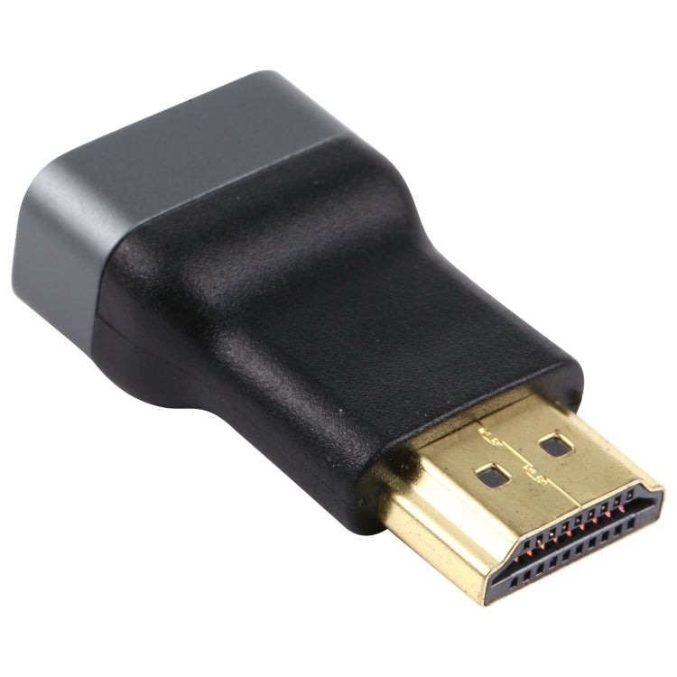 Adaptador HDMI Fêmea para HDMI Macho com Cabeça Dourada, HDMI Fêmea para HDMI Macho