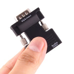 Conversor HDMI Fêmea para VGA Macho com Saída de Áudio para Projetor, Monitor, Televisores, HDMI para VGA+Áudio