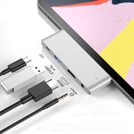 HW-TC29 HUB Adaptador Multifuncional 4 em 1 Tipo-C / USB-C para iPad Pro
