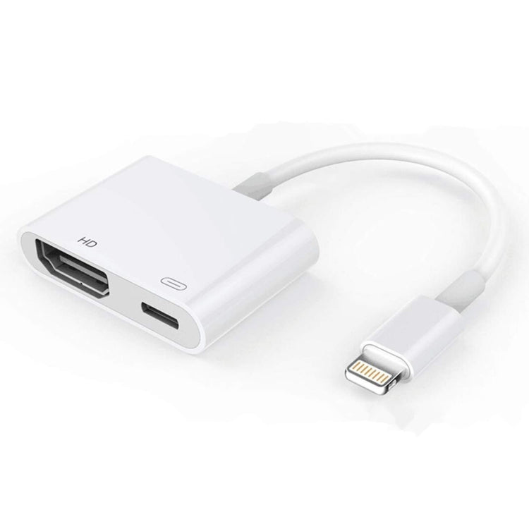 Adaptador Digital AV 8 Pinos para HDMI + Porta de Carregamento USB para Ecrã de TV HD 1080P, E-Gin-LTH-002