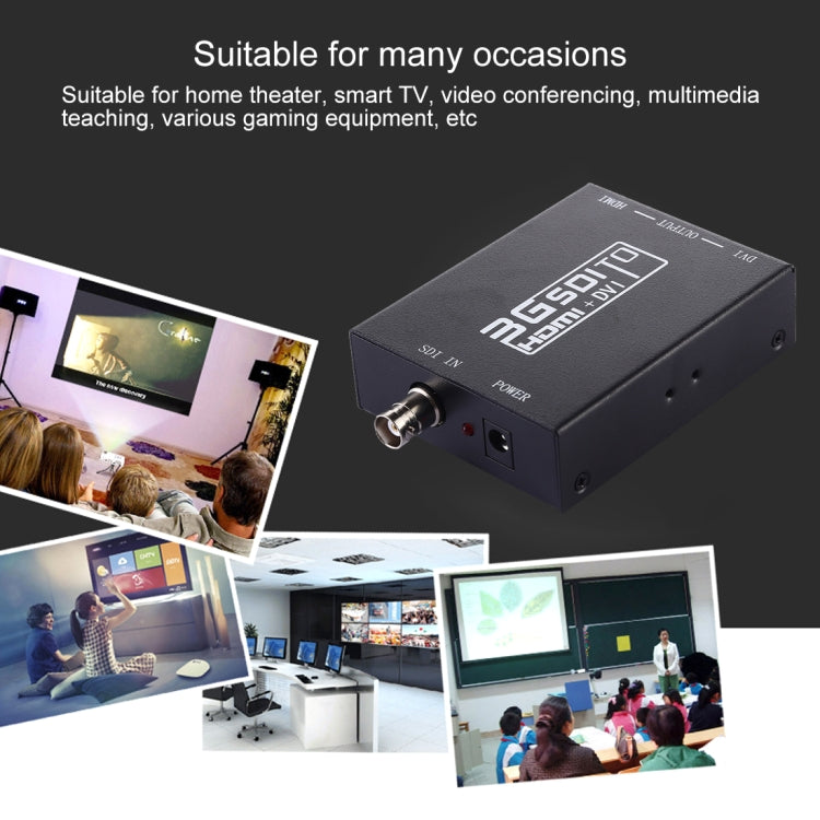 Conversor NEWKENG NK-A8 3G SDI para HDMI + DVI