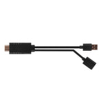 Cabo Adaptador USB Macho + USB 2.0 Fêmea para HDMI Telefone para HDTV