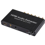 Decodificador Extrator de Áudio HDMI 4K 3D 5.1CH