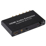 Decodificador Extrator de Áudio HDMI 4K 3D 5.1CH