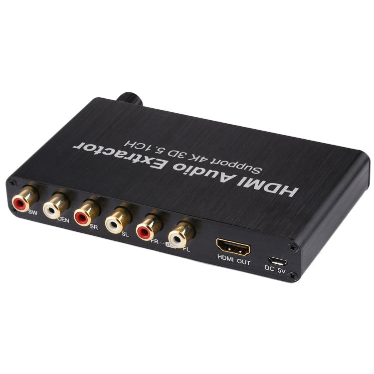 Decodificador Extrator de Áudio HDMI 4K 3D 5.1CH