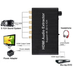 Decodificador Extrator de Áudio HDMI 4K 3D 5.1CH