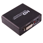 Conversor de Vídeo NEWKENG X5 HDMI para DVI com Saída de Áudio 3.5mm Coaxial, Plugue EU, X5 HDMI para DVI com Áudio