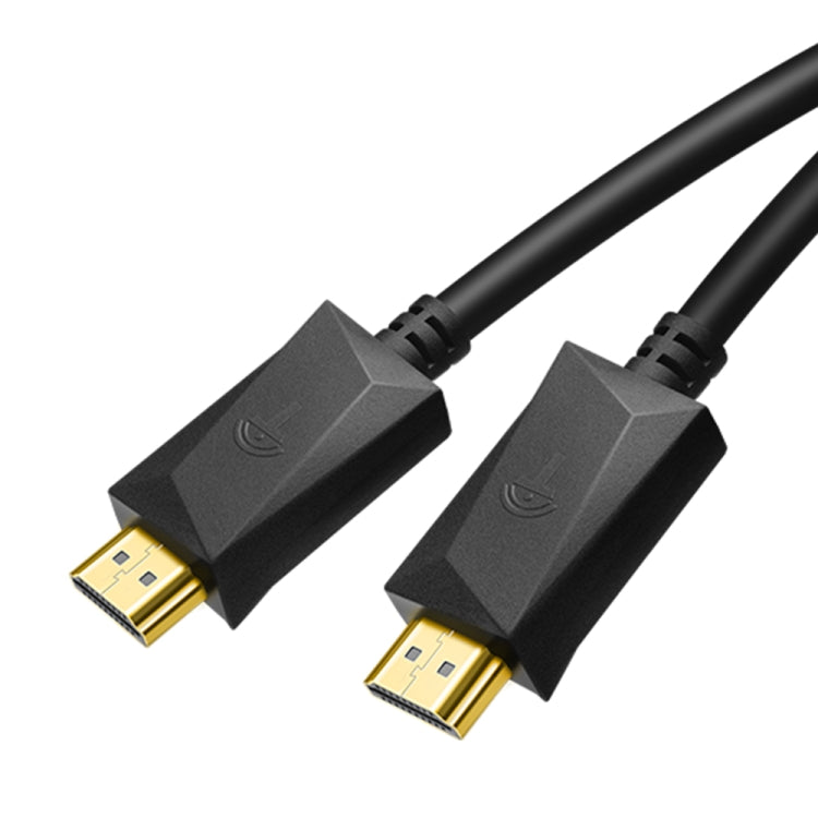 Cabo HDMI ROCKETEK HDMI01Y-2 HDMI 2.0 4K 30Hz 3D com Conector Dourado para Todos os Dispositivos HDMI, Comprimento: 2m