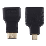 Cabo Adaptador Retrátil HDMI Macho para HDMI Macho de 1m com Adaptadores Mini HDMI e Micro HDMI para HDTV, Monitor, Projetor, PC, Câmaras, Tablets e Smartphones
