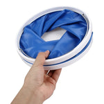 Balde de Água Dobrável e Escalável KANEED 11 Litros/2,9 Galões em Tecido Oxford para Camping/Lavagem de Carro/Pesca/Caminhadas/Praia, Entrega de Cor Aleatória, Balde de Água Dobrável e Escalável Conveniente