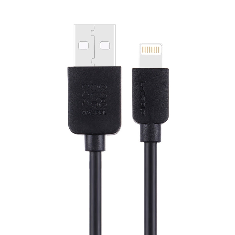 Cabo HAWEEL 1m de Alta Velocidade 35 Núcleos 8 Pinos para USB para Sincronização e Carregamento para iPhone, iPad, 8 Pinos 1m, Cabo 8 pinos 1m