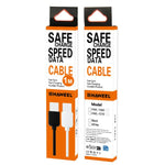 Cabo HAWEEL 1m de Alta Velocidade 35 Núcleos 8 Pinos para USB para Sincronização e Carregamento para iPhone, iPad, 8 Pinos 1m, Cabo 8 pinos 1m