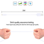2 PCS HAWEEL 1m High Speed 8 pin to USB Sync and Charging Cable Kit for iPhone, iPad, 2pcs