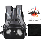 Mochila para Portátil HAWEEL Dobrável e Removível com Energia Solar 14W, Exterior em Lona, Duas Alças, Saída USB: 5V 2.1A Máx