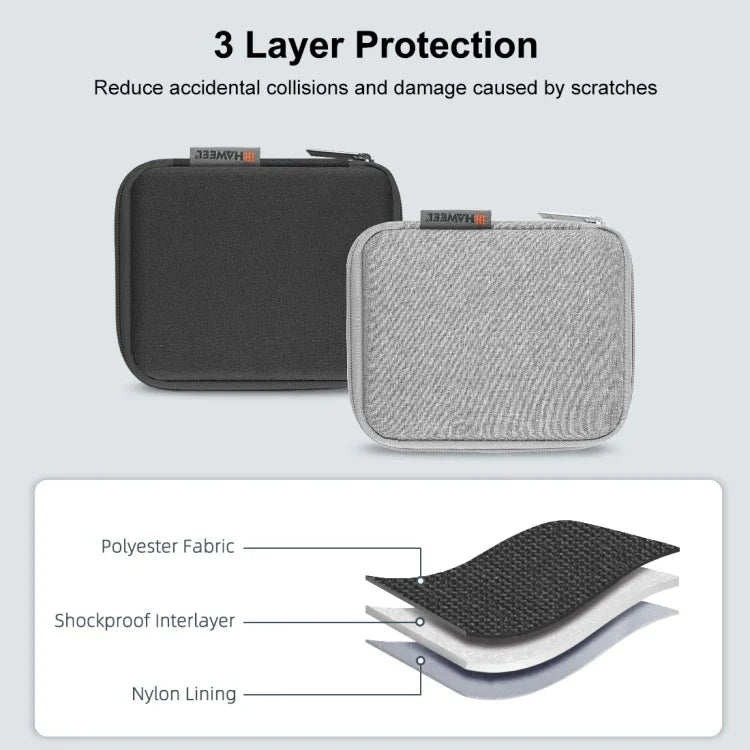 Caixa Organizadora HAWEEL para Pulseiras de Relógio, Auriculares / Pen USB / Cabo Digital, Organizador de Pulseiras, Tamanho: S