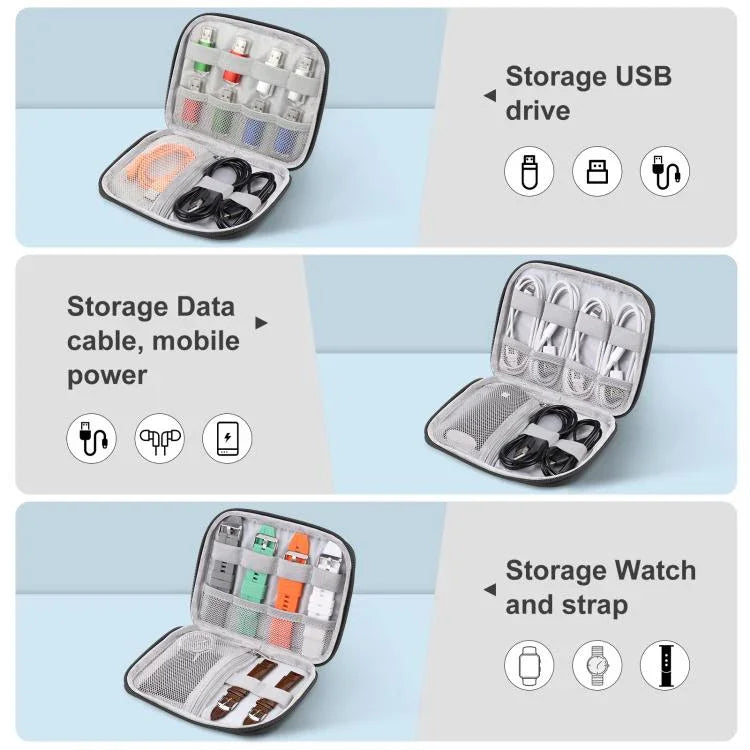 Caixa Organizadora HAWEEL para Pulseiras de Relógio, Auriculares / Pen USB / Cabo Digital, Organizador de Pulseiras, Tamanho: S