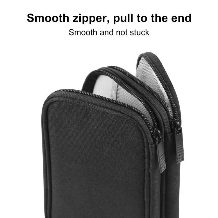 Organizador Eletrónico HAWEEL Bolsa de Armazenamento de Duas Camadas para Cabos, Carregador, Power Bank, Telefones, Auriculares, Organizador de Duas Camadas