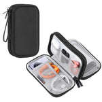 Organizador Eletrónico HAWEEL Bolsa de Armazenamento de Duas Camadas para Cabos, Carregador, Power Bank, Telefones, Auriculares, Organizador de Duas Camadas