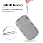 Organizador Eletrónico HAWEEL Bolsa de Armazenamento de Duas Camadas para Cabos, Carregador, Power Bank, Telefones, Auriculares, Organizador de Duas Camadas