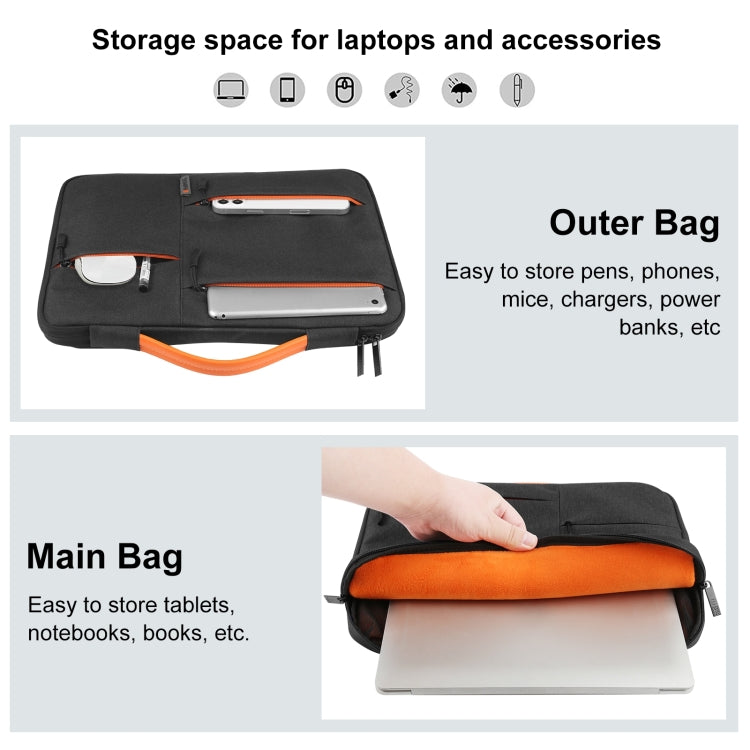 Mala de Manga HAWEEL 13,0 polegadas com Fecho, Pasta para Portátil para Macbook, Samsung, Lenovo Thinkpad, Sony, DELL Alienware, CHUWI, ASUS, HP, Portáteis de 13 a 13,5 polegadas, 13,0-13,5 polegadas