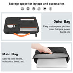 Mala de Manga HAWEEL 13,0 polegadas com Fecho, Pasta para Portátil para Macbook, Samsung, Lenovo Thinkpad, Sony, DELL Alienware, CHUWI, ASUS, HP, Portáteis de 13 a 13,5 polegadas, 13,0-13,5 polegadas