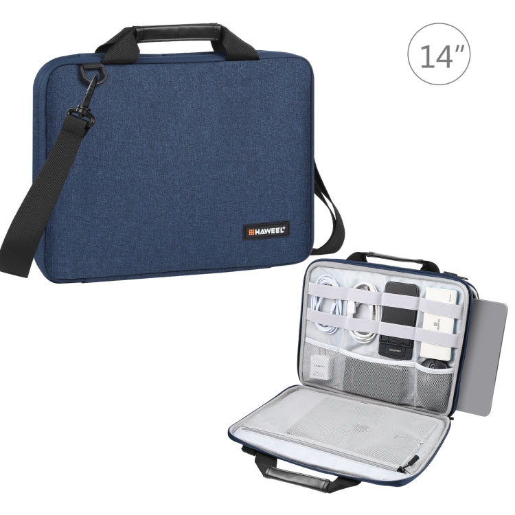 Mala de Pasta Transversal HAWEEL 13,0 a 14,0 polegadas para Portátil, para Macbook, Lenovo Thinkpad, ASUS, HP, 13,0 a 14,0 polegadas