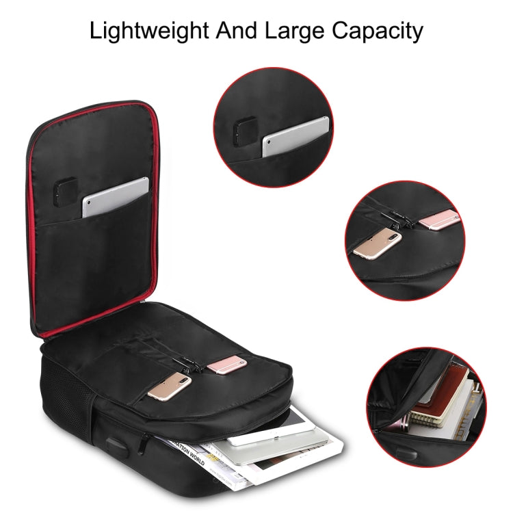 Mochila para Portátil com Painel Solar HAWEEL 14W, Alça e Porta USB de Carregamento 5V / 2.1A Máx, Mochila 14W 2