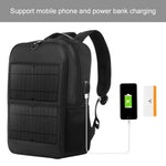 Mochila para Portátil com Painel Solar HAWEEL 14W, Alça e Porta USB de Carregamento 5V / 2.1A Máx, Mochila 14W 2