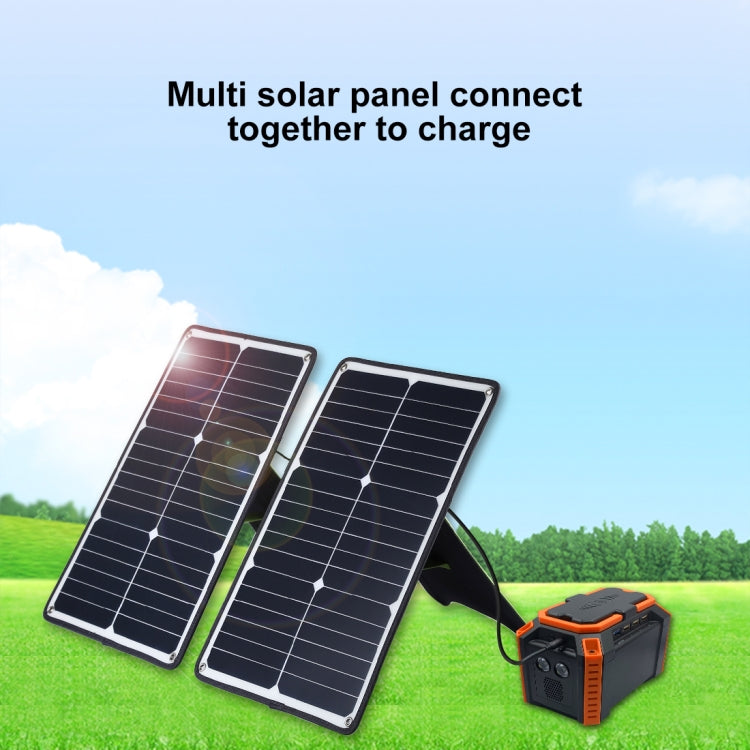 Carregador Portátil HAWEEL 20W de Painel Solar de Silício Monocristalino, com Porta USB, Suporte e Clipe Tigre, Suporte QC3.0 e AFC