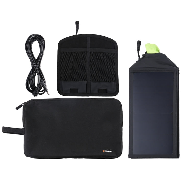 Carregador de Painel Solar Dobrável HAWEEL 28W com Topo em Guarda-Chuva, Portas USB Duplas 5V 3A Máx, Suporte QC3.0 / FCP / SCP / AFC / Protocolo SFCP