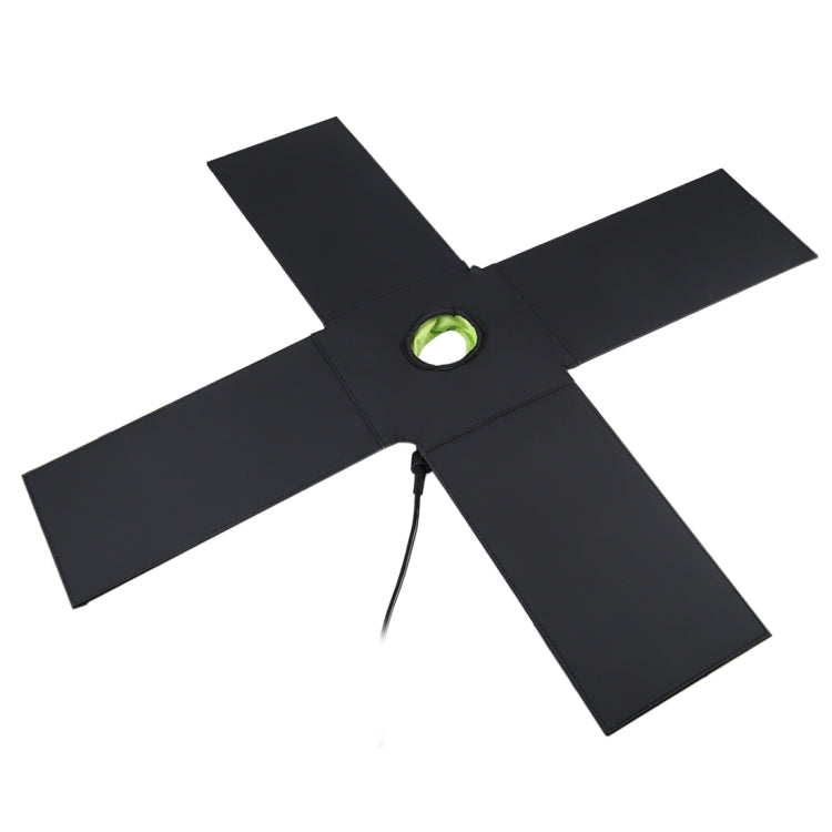 Carregador de Painel Solar Dobrável HAWEEL 28W com Topo em Guarda-Chuva, Portas USB Duplas 5V 3A Máx, Suporte QC3.0 / FCP / SCP / AFC / Protocolo SFCP