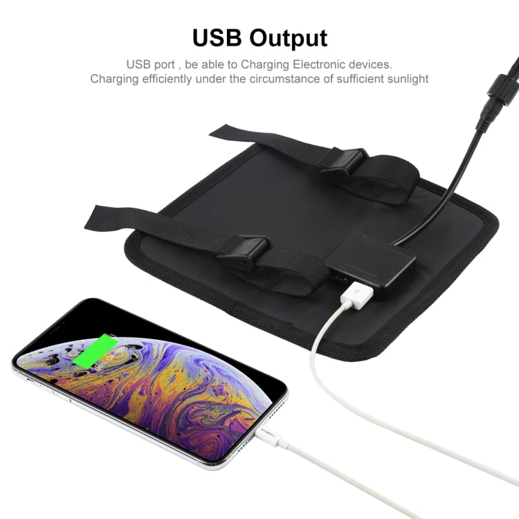Carregador de Painel Solar Dobrável HAWEEL 28W com Topo em Guarda-Chuva, Portas USB Duplas 5V 3A Máx, Suporte QC3.0 / FCP / SCP / AFC / Protocolo SFCP