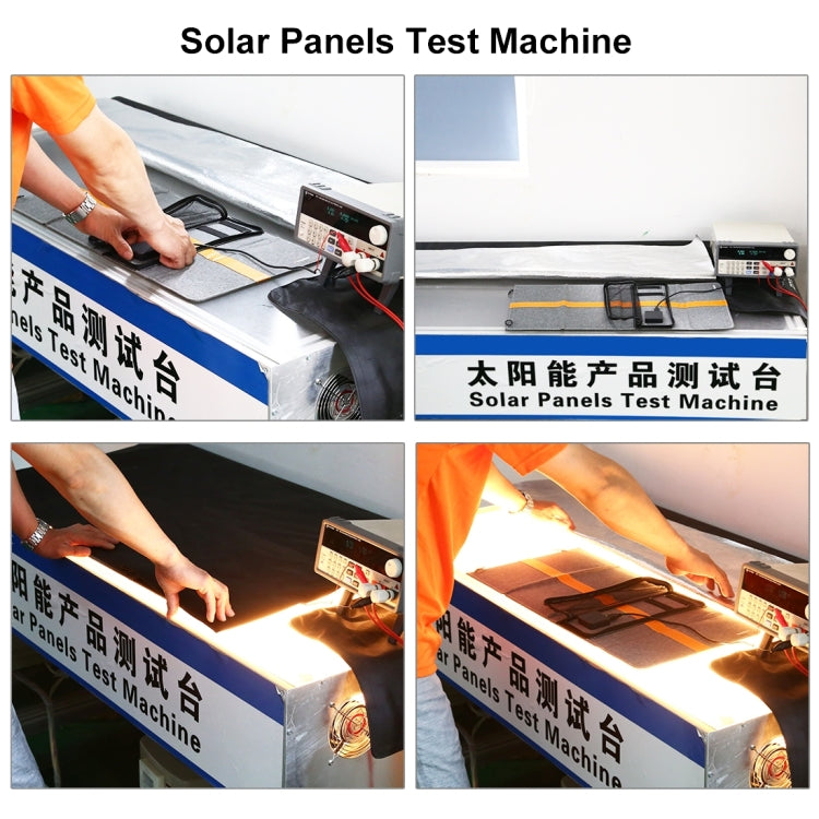 Carregador de Painel Solar Dobrável HAWEEL 100W, Bolsa de Viagem Dobrável, 100W