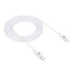 Cabo HAWEEL USB-C / Tipo-C para 8 Pinos PD de Carregamento Rápido 25W 3A para iPhone, iPad, Comprimento do Cabo: 2m, Tipo-C para 8 Pinos 2m
