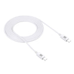 Cabo de dados de carregamento rápido HAWEEL 25W 3A Type-C / USB-C para Type-C / USB-C PD, comprimento: 2m, Type-C para Type-C 2m