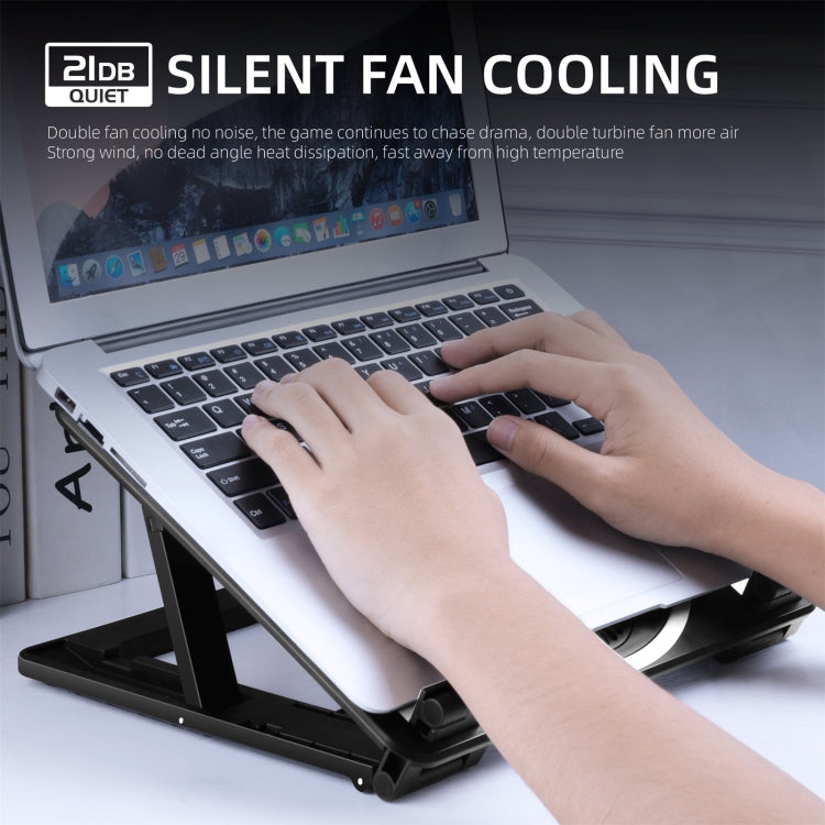 Suporte de secretária com cooler RGB para portátil gaming