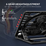Suporte de secretária com cooler RGB para portátil gaming
