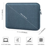 Capa para portátil HAWEEL de 16 polegadas com fecho, mala de mão para portátil de 15-16,7 polegadas, para portátil de 15-16,7 polegadas