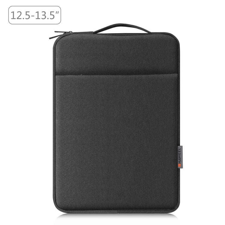Capa para portátil HAWEEL com fecho e pega para portátil de 12,5-13,5 polegadas, para portátil de 12,5-13,5 polegadas (com pega)